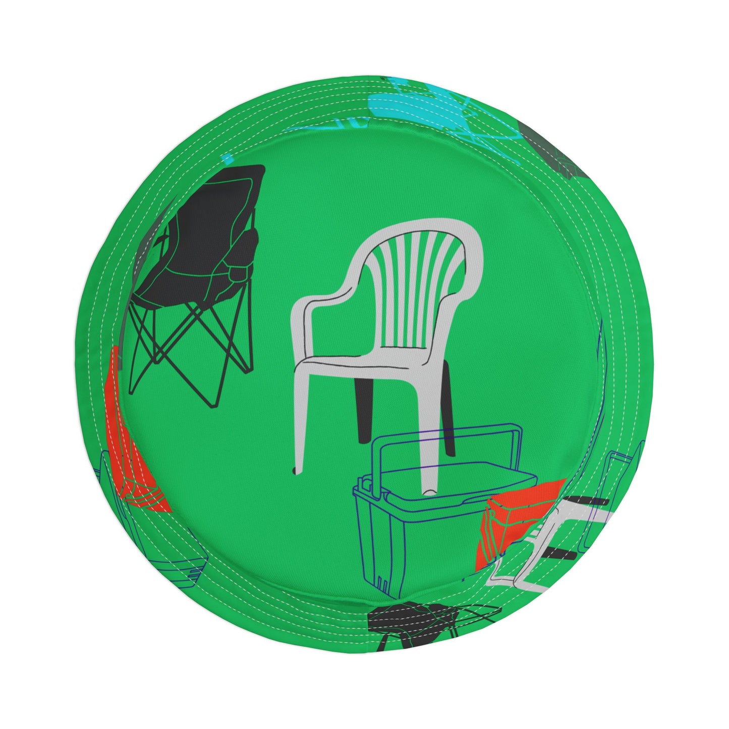 Tailgate Bucket Hat, Mini Golf Green