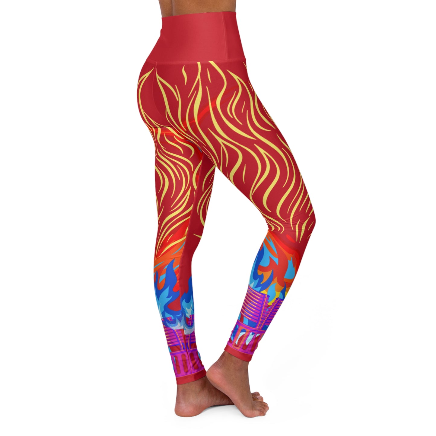 Sunset Burners High Waisted Leggings