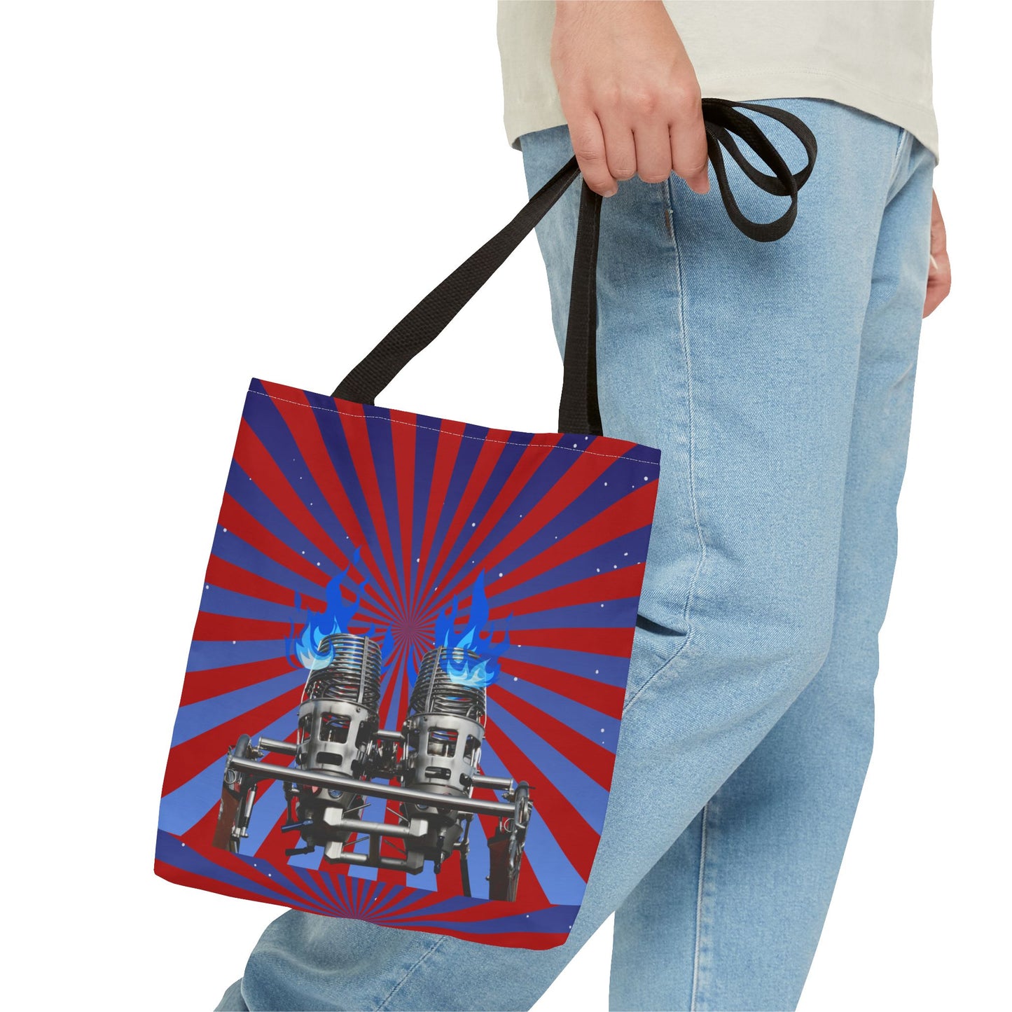 Burner Burst Tote Bag