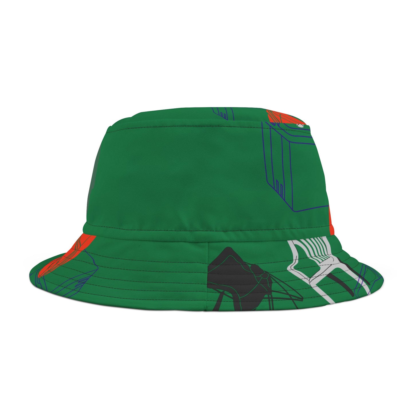 Tailgate Bucket Hat, mean green (AOP)