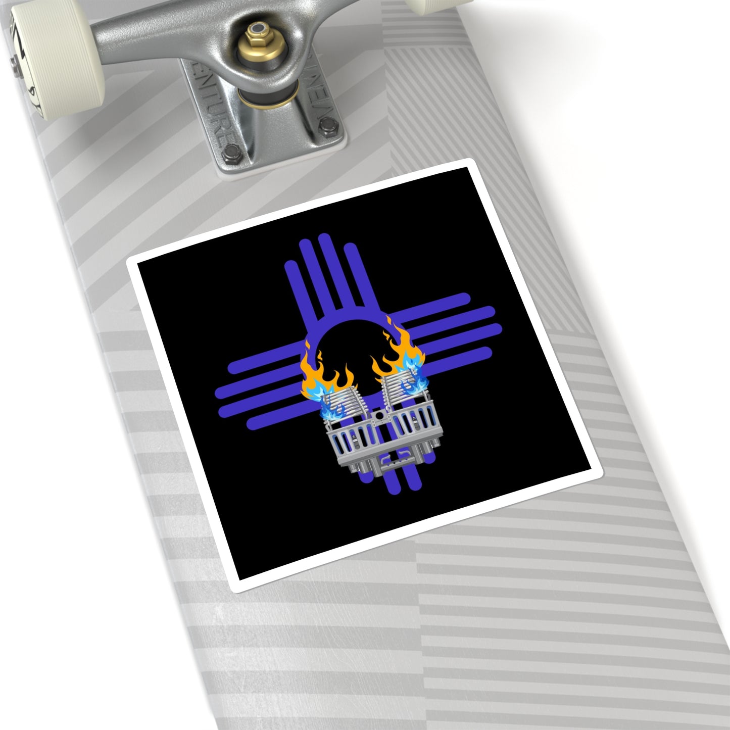 NM Burners Square Sticker