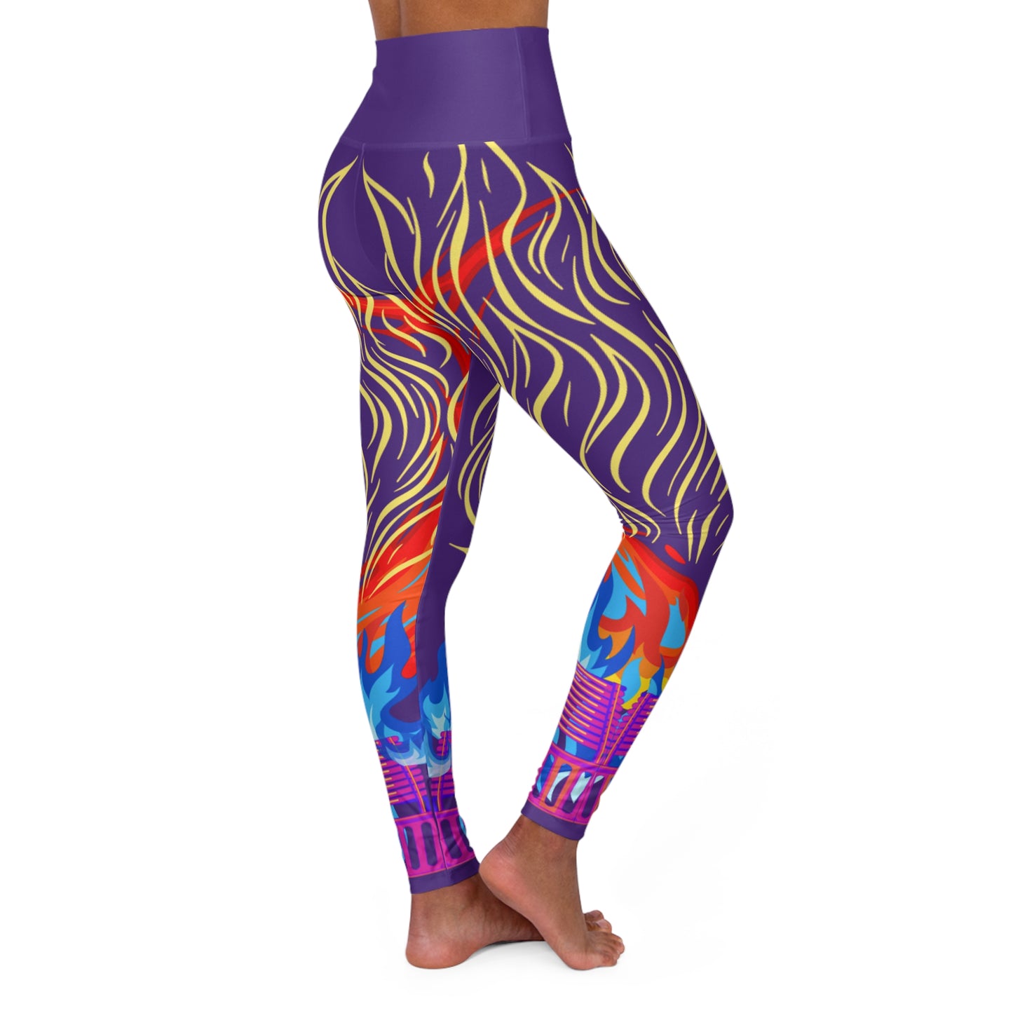 Night Glow High Waisted Leggings