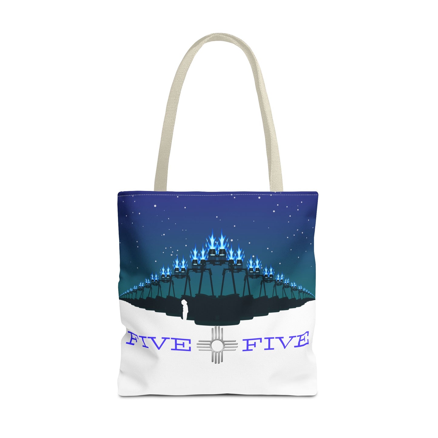 505 Evening Burn Tote Bag