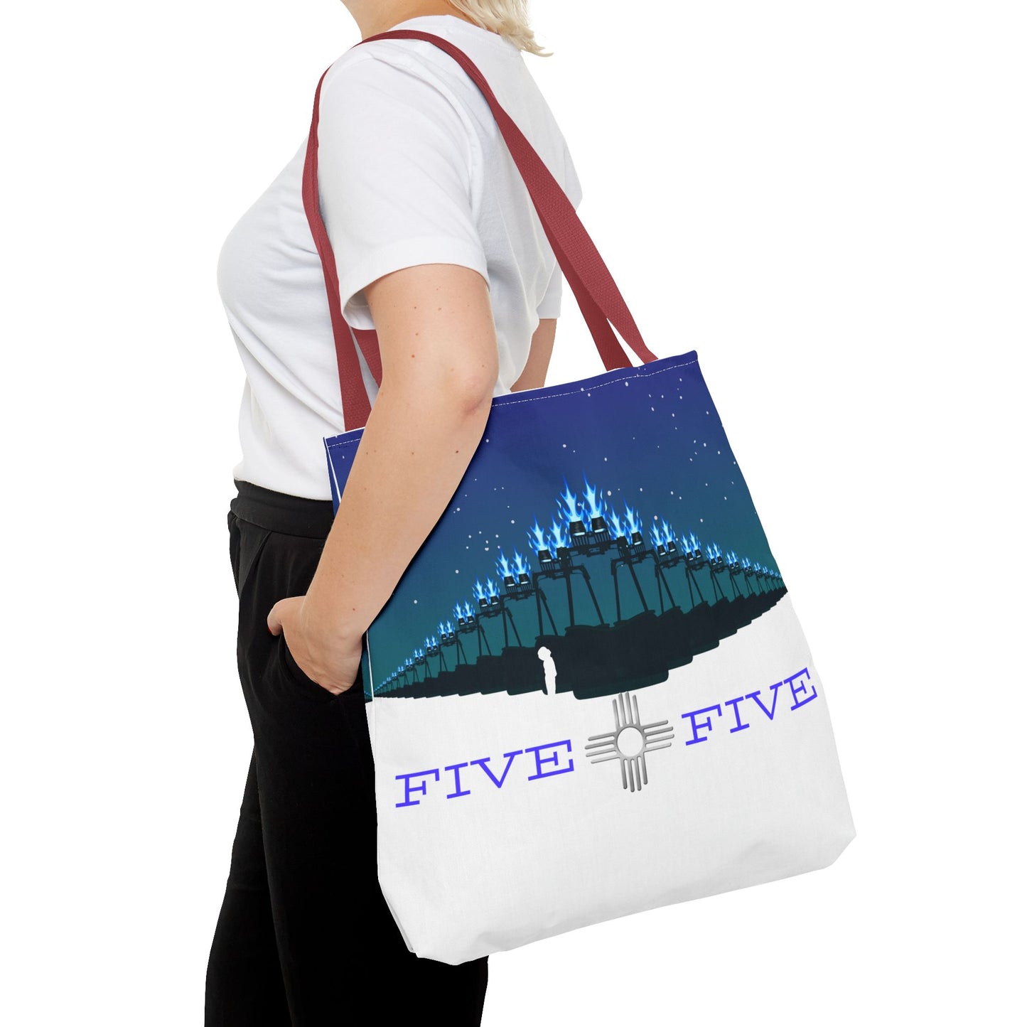 505 Evening Burn Tote Bag