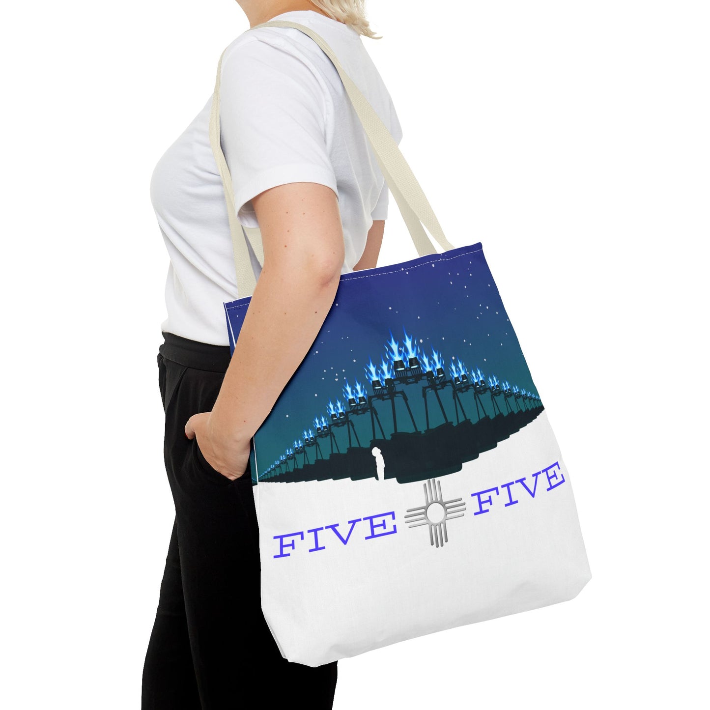 505 Evening Burn Tote Bag