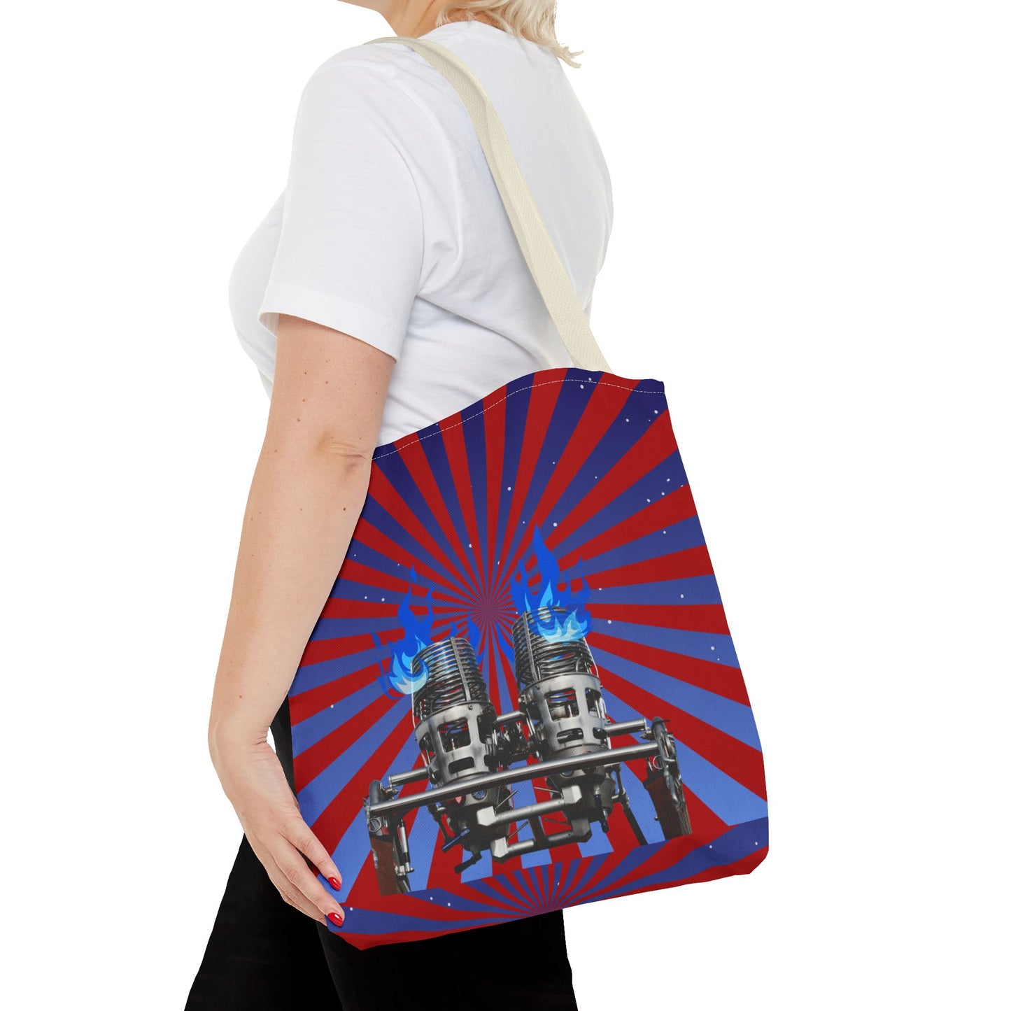 Burner Burst Tote Bag