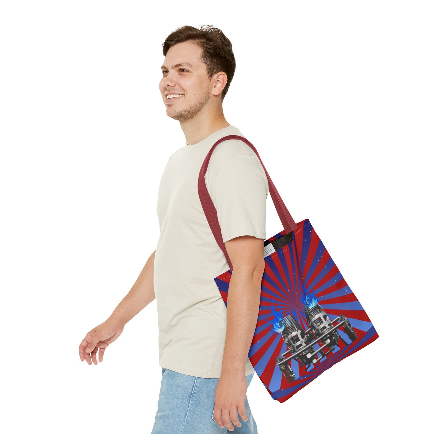 Burner Burst Tote Bag