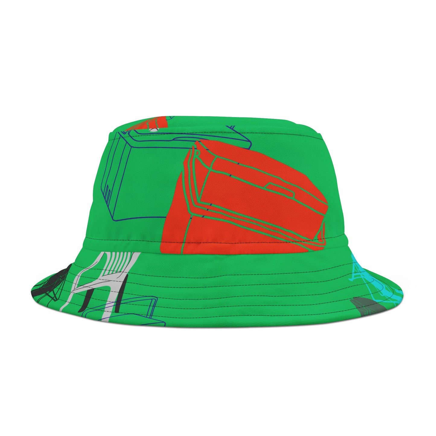 Tailgate Bucket Hat, Mini Golf Green