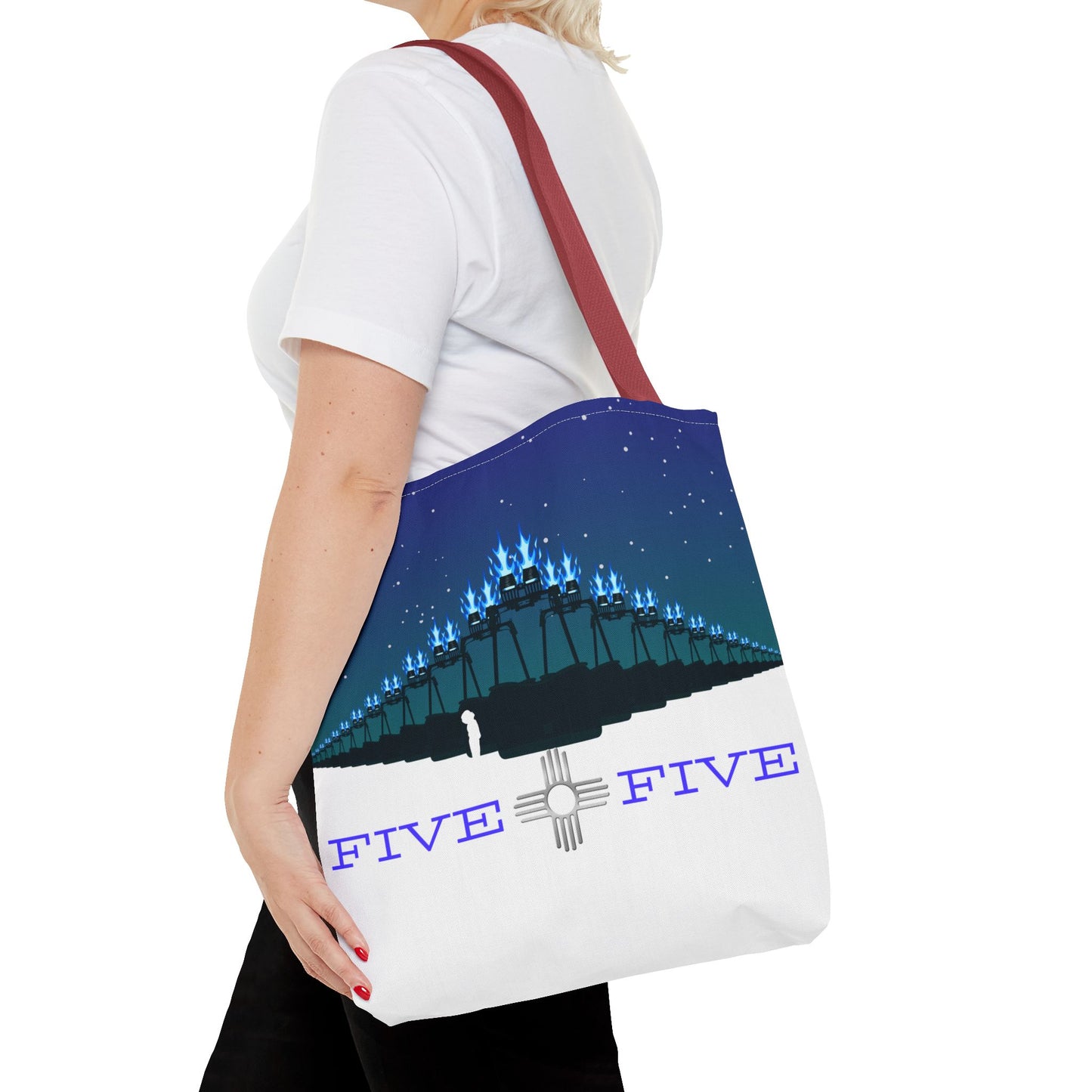 505 Evening Burn Tote Bag