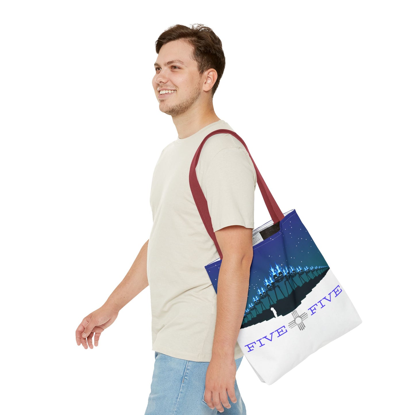 505 Evening Burn Tote Bag
