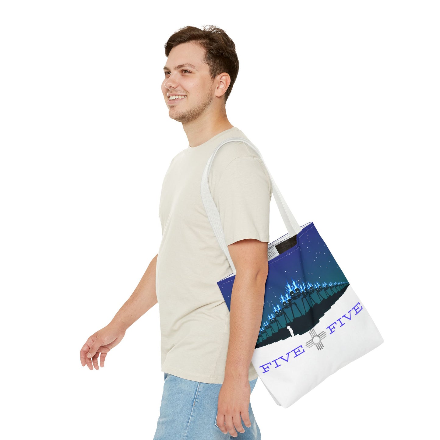 505 Evening Burn Tote Bag