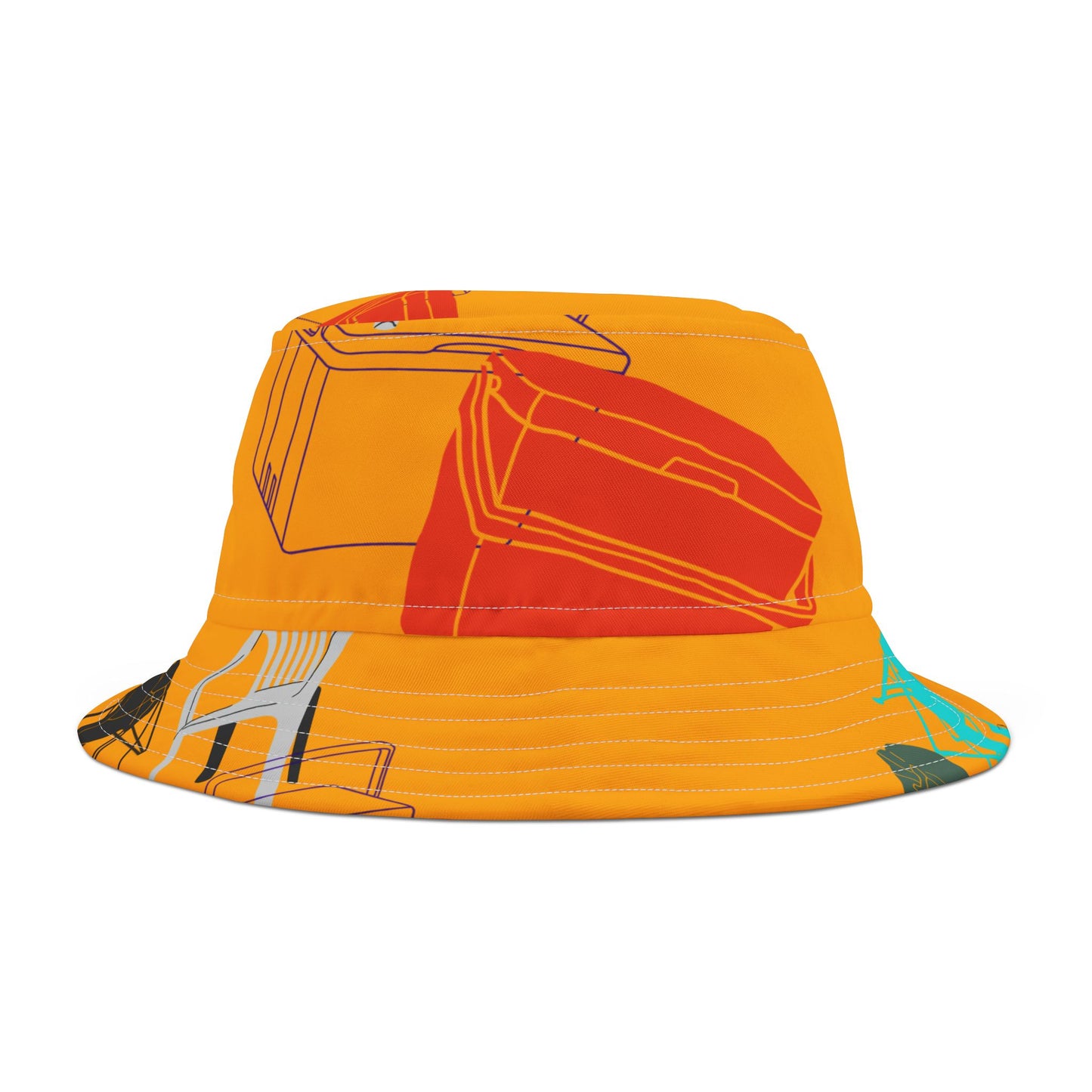 Tailgate Bucket Hat, Midas Touch Gold