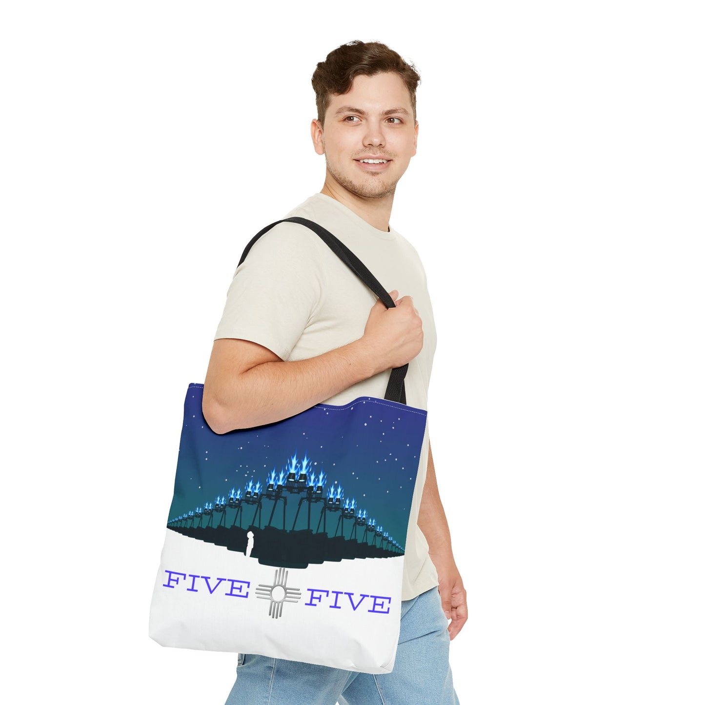 505 Evening Burn Tote Bag