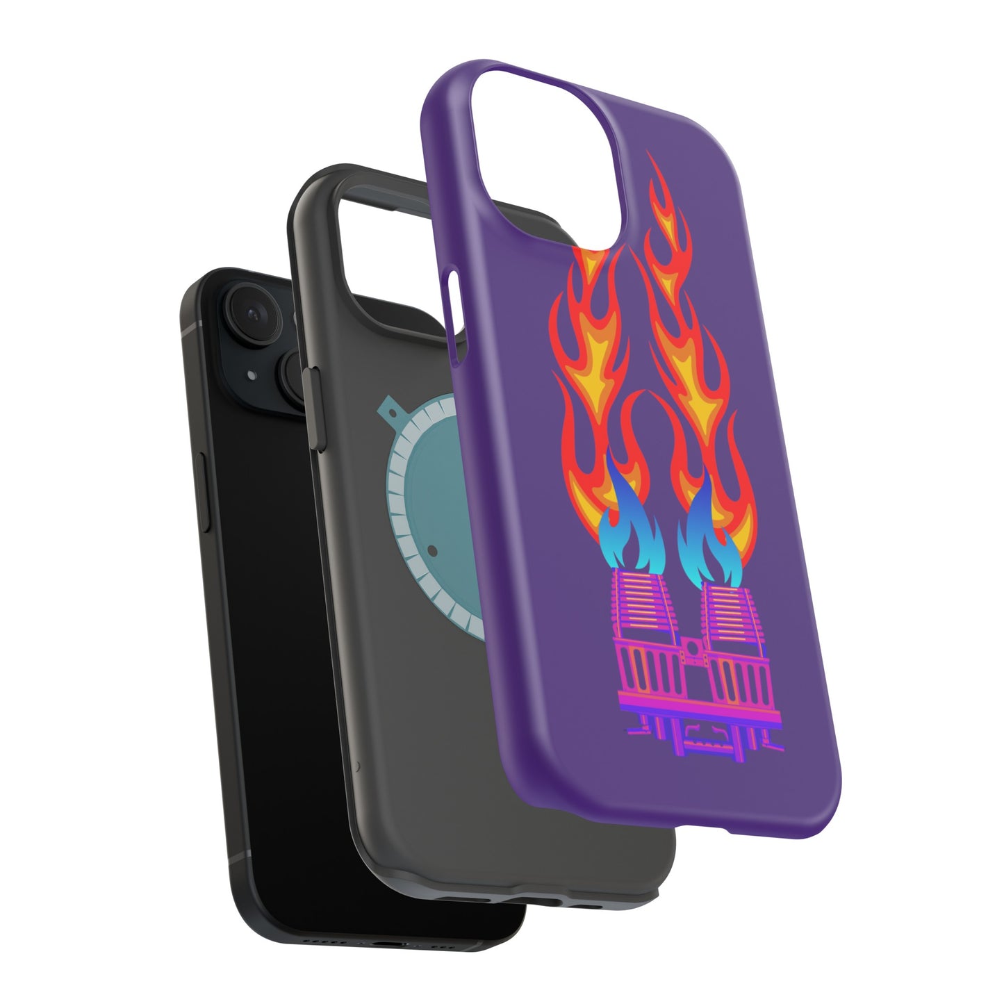 Hot Air Balloon Burner, Psychedelic Magnetic Tough Cases