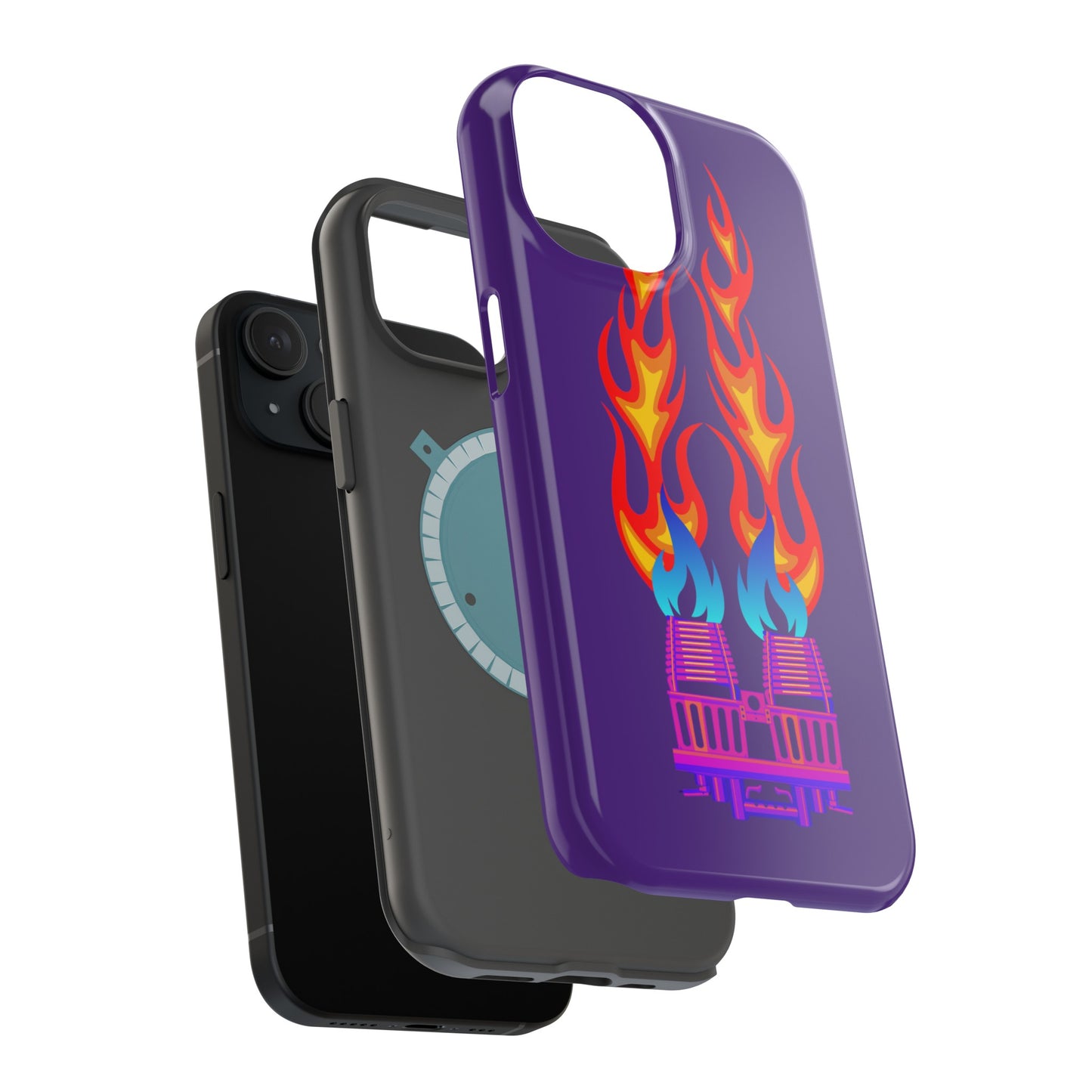 Hot Air Balloon Burner, Psychedelic Magnetic Tough Cases