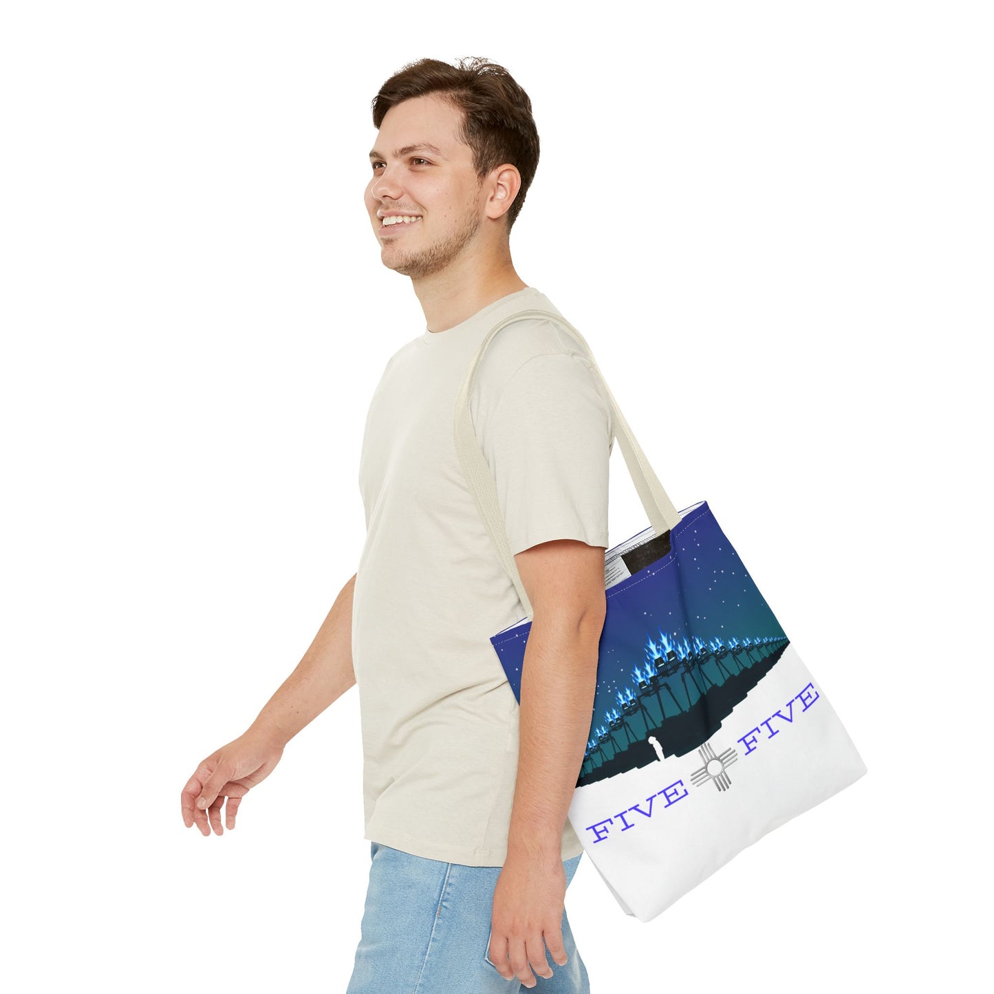 505 Evening Burn Tote Bag
