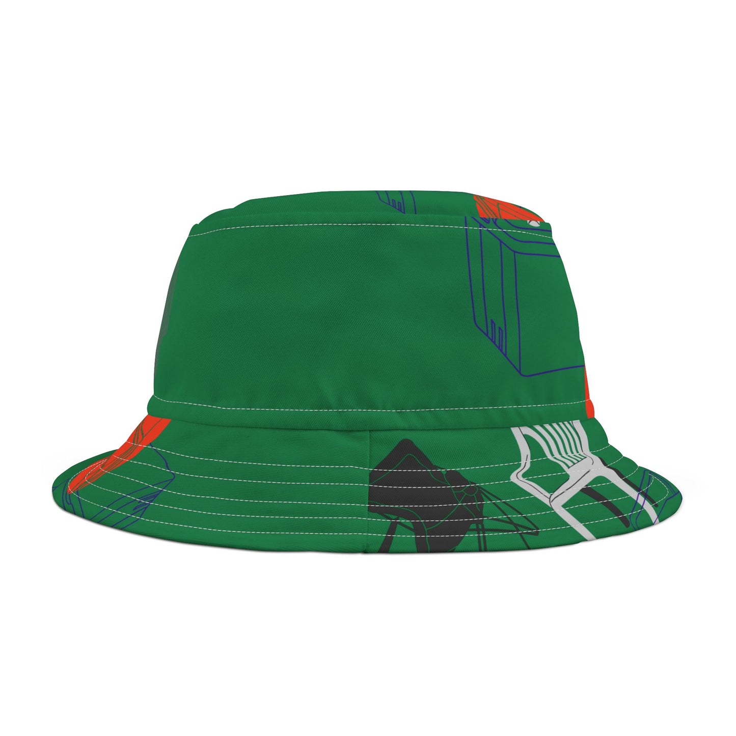 Tailgate Bucket Hat, mean green (AOP)