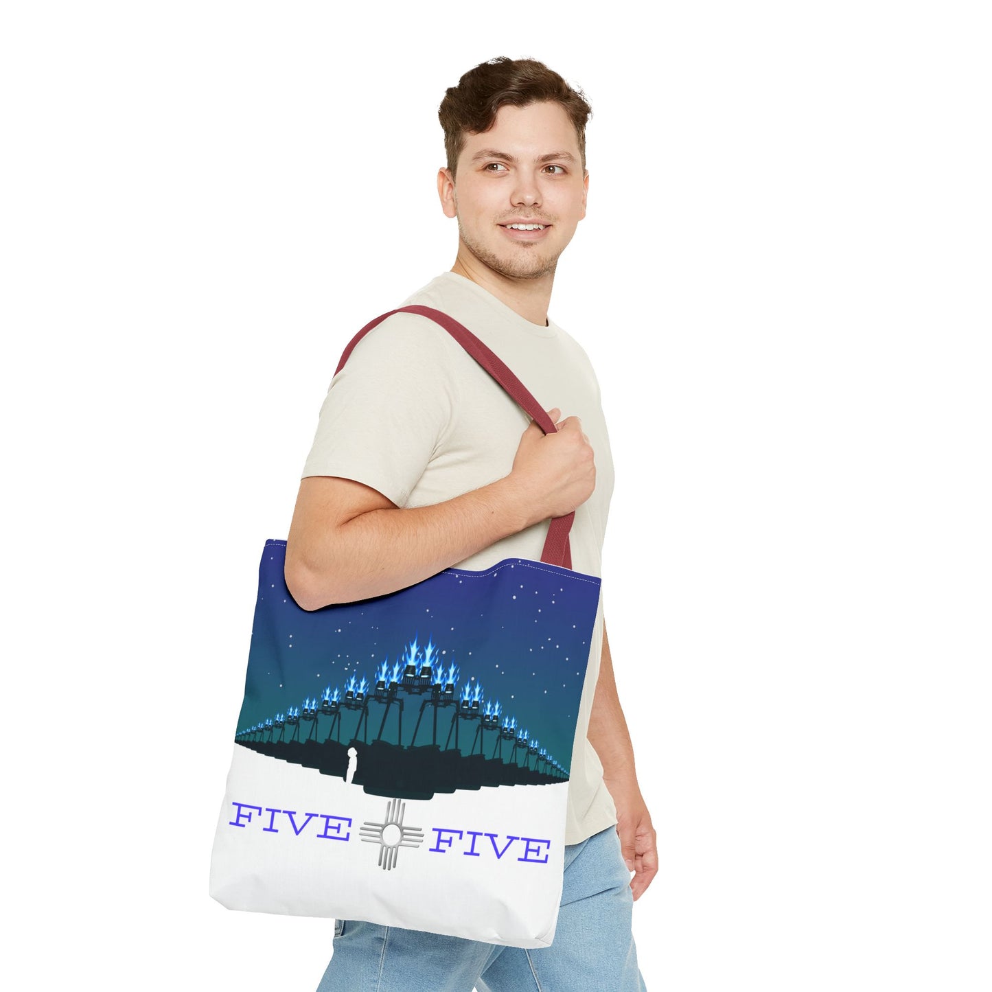 505 Evening Burn Tote Bag
