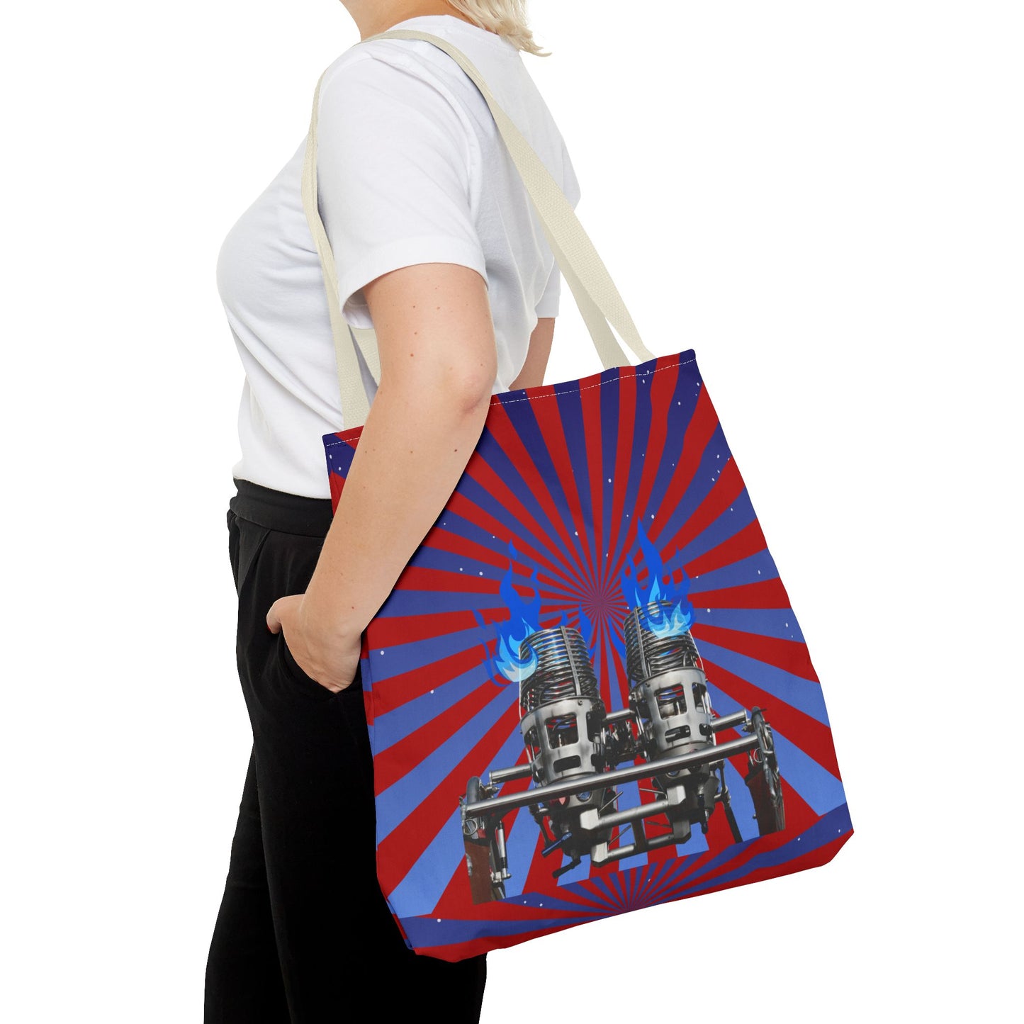 Burner Burst Tote Bag