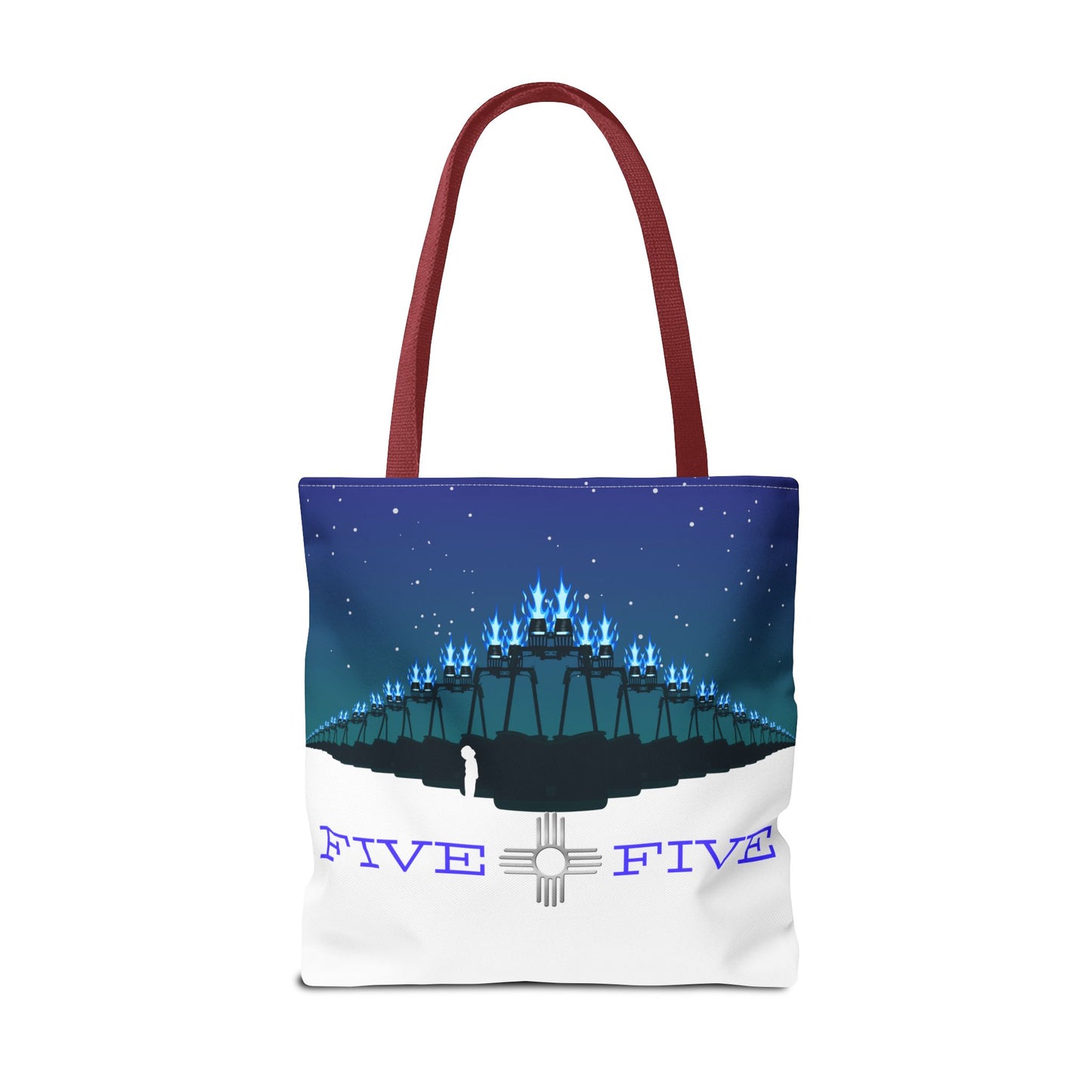 505 Evening Burn Tote Bag