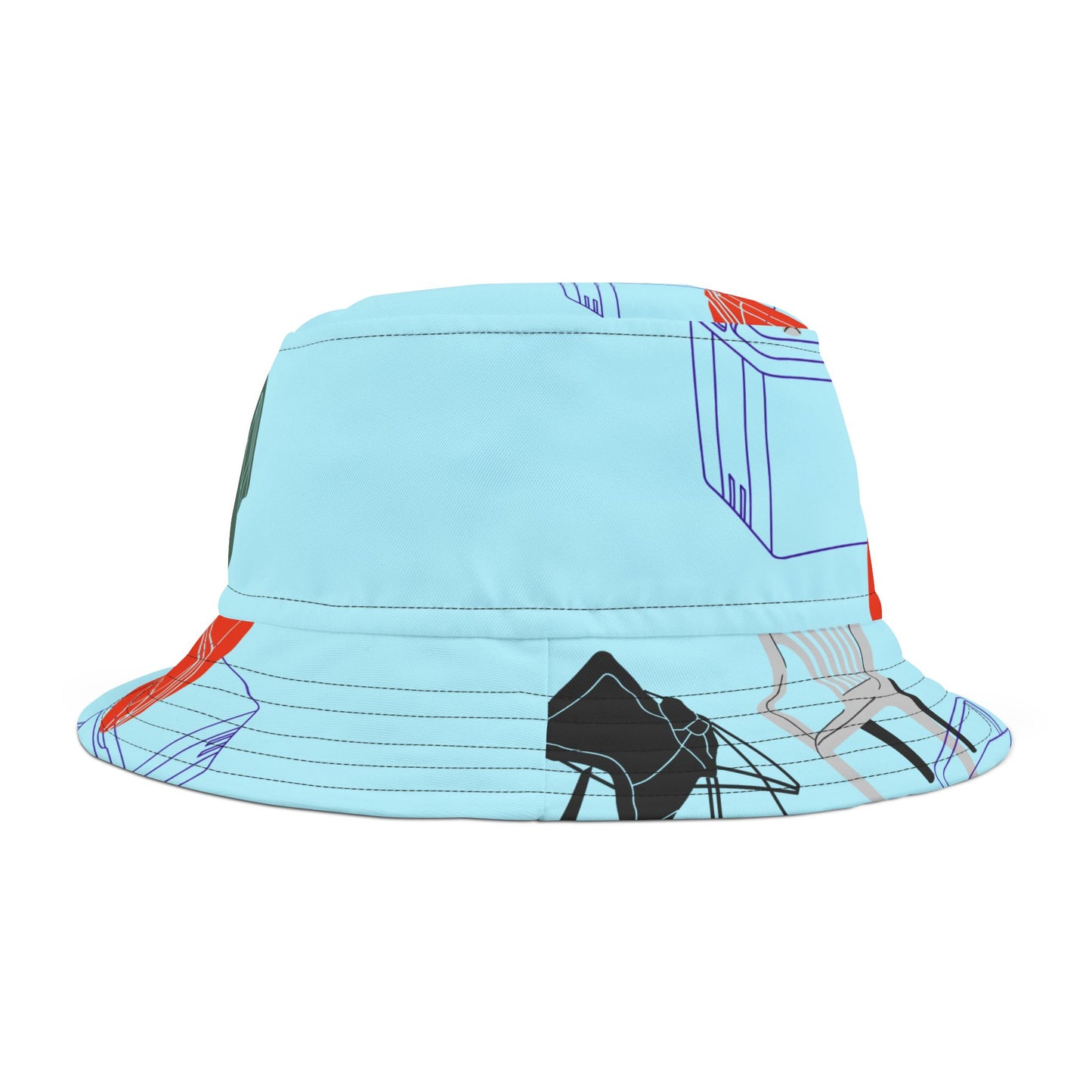Tailgate Bucket Hat, Pool Blue