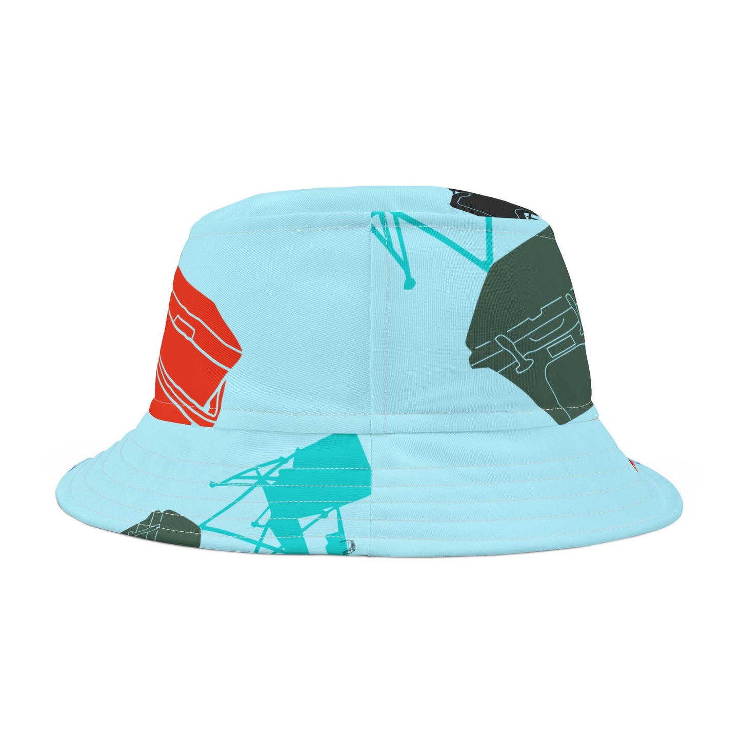 Tailgate Bucket Hat, Pool Blue