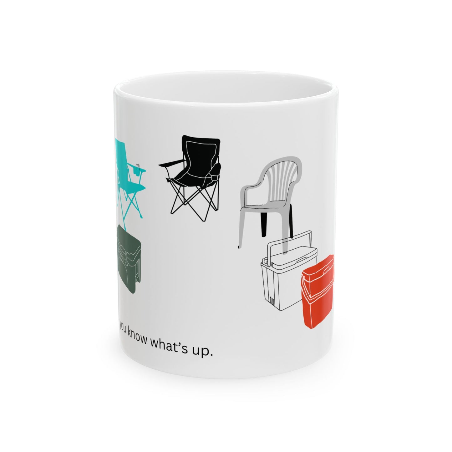 You Know What's Up Tailgate Ceramic Mug