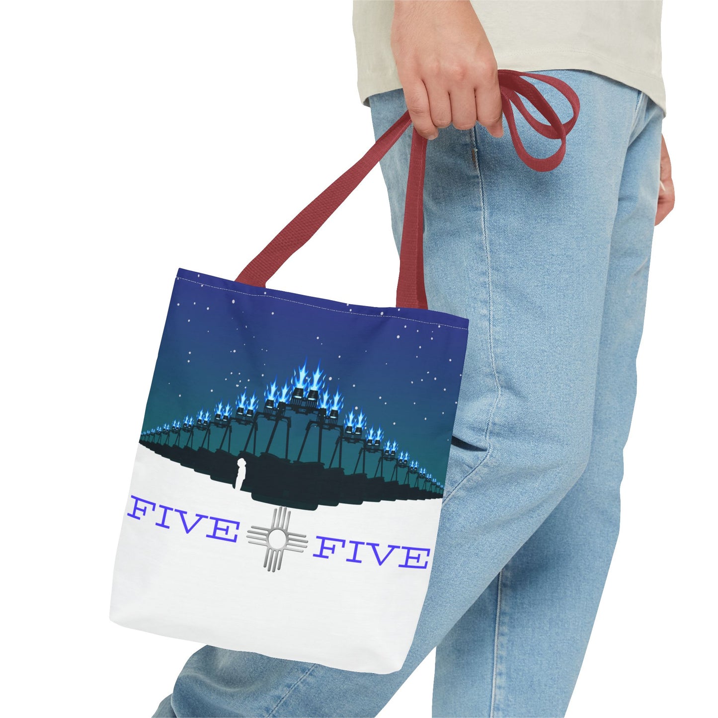 505 Evening Burn Tote Bag
