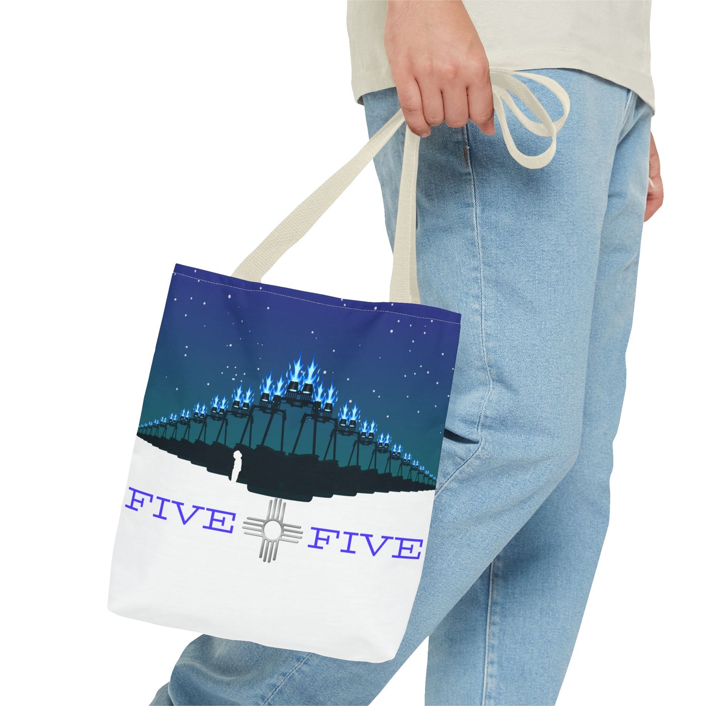 505 Evening Burn Tote Bag