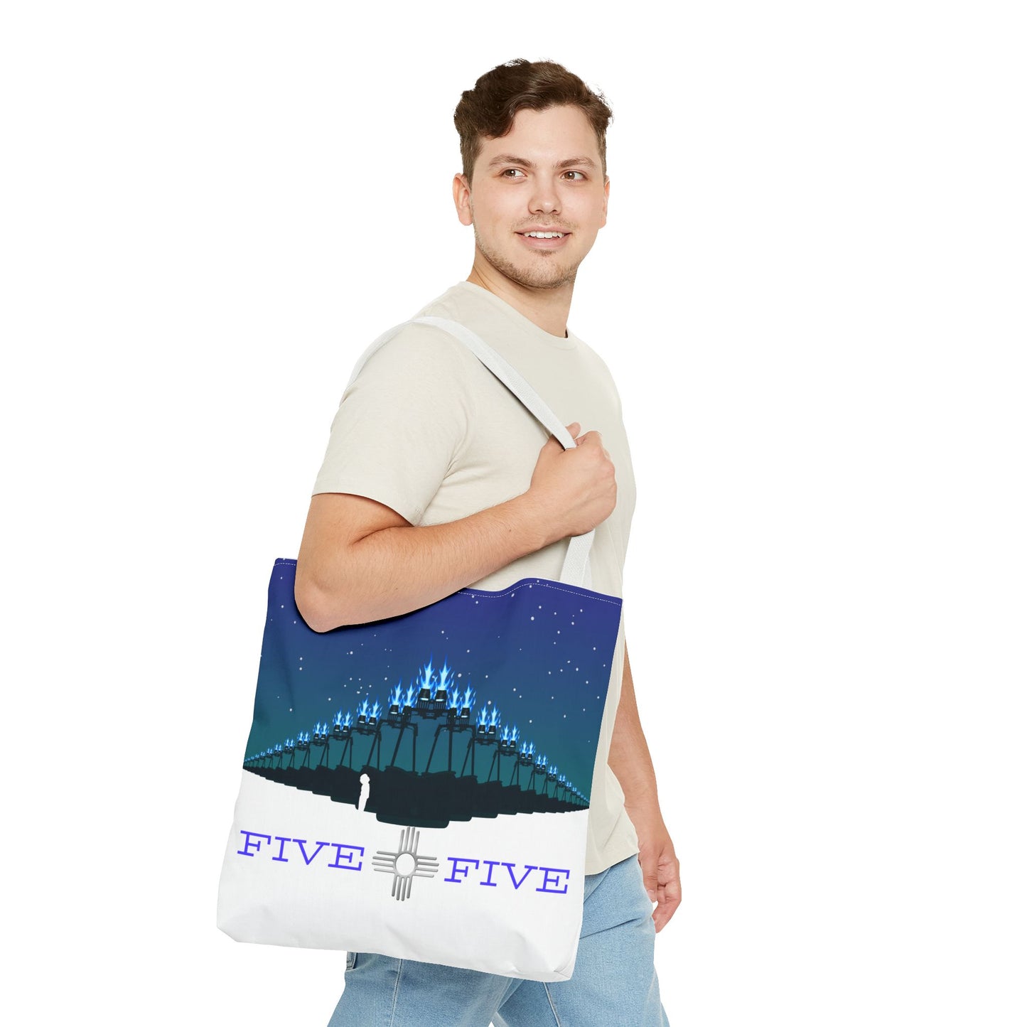 505 Evening Burn Tote Bag
