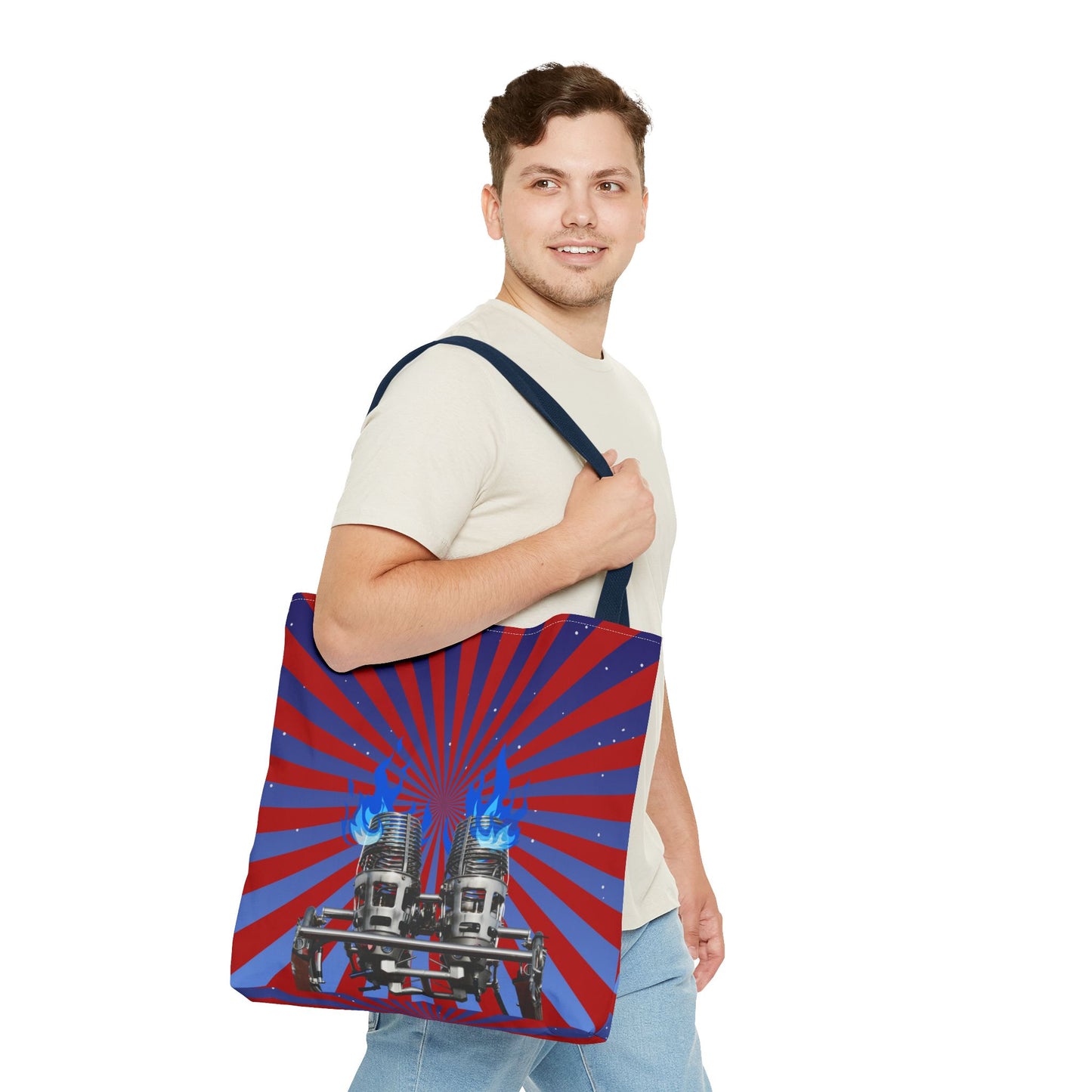 Burner Burst Tote Bag