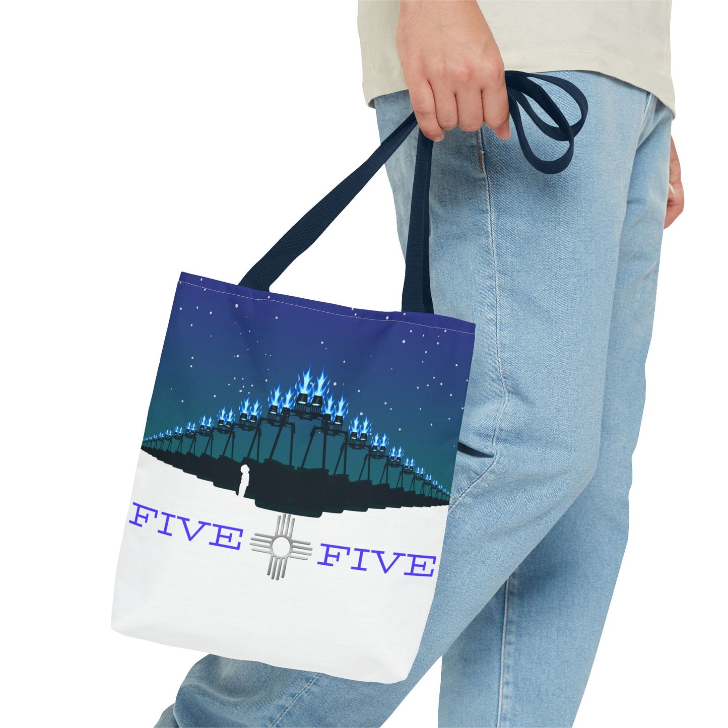 505 Evening Burn Tote Bag