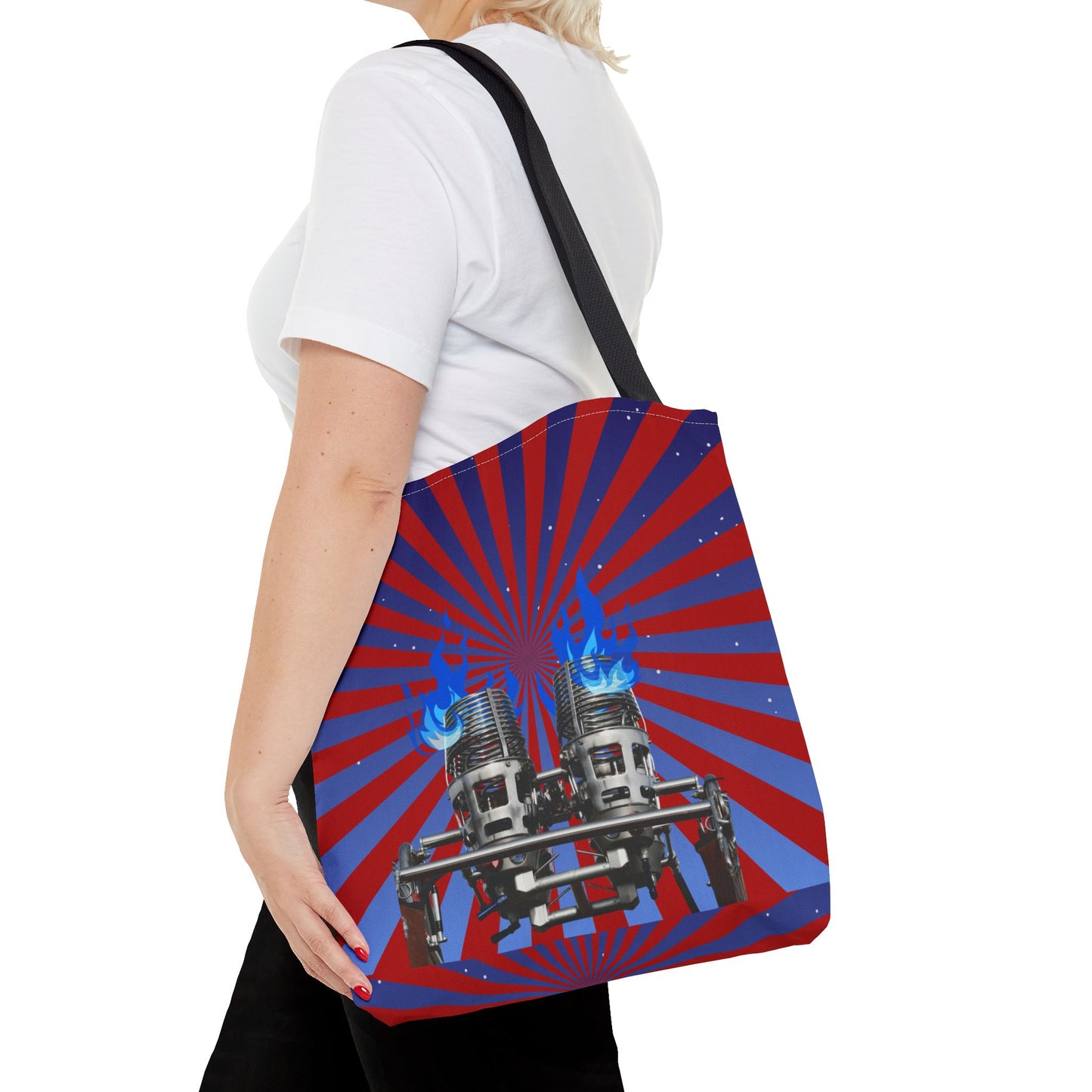 Burner Burst Tote Bag