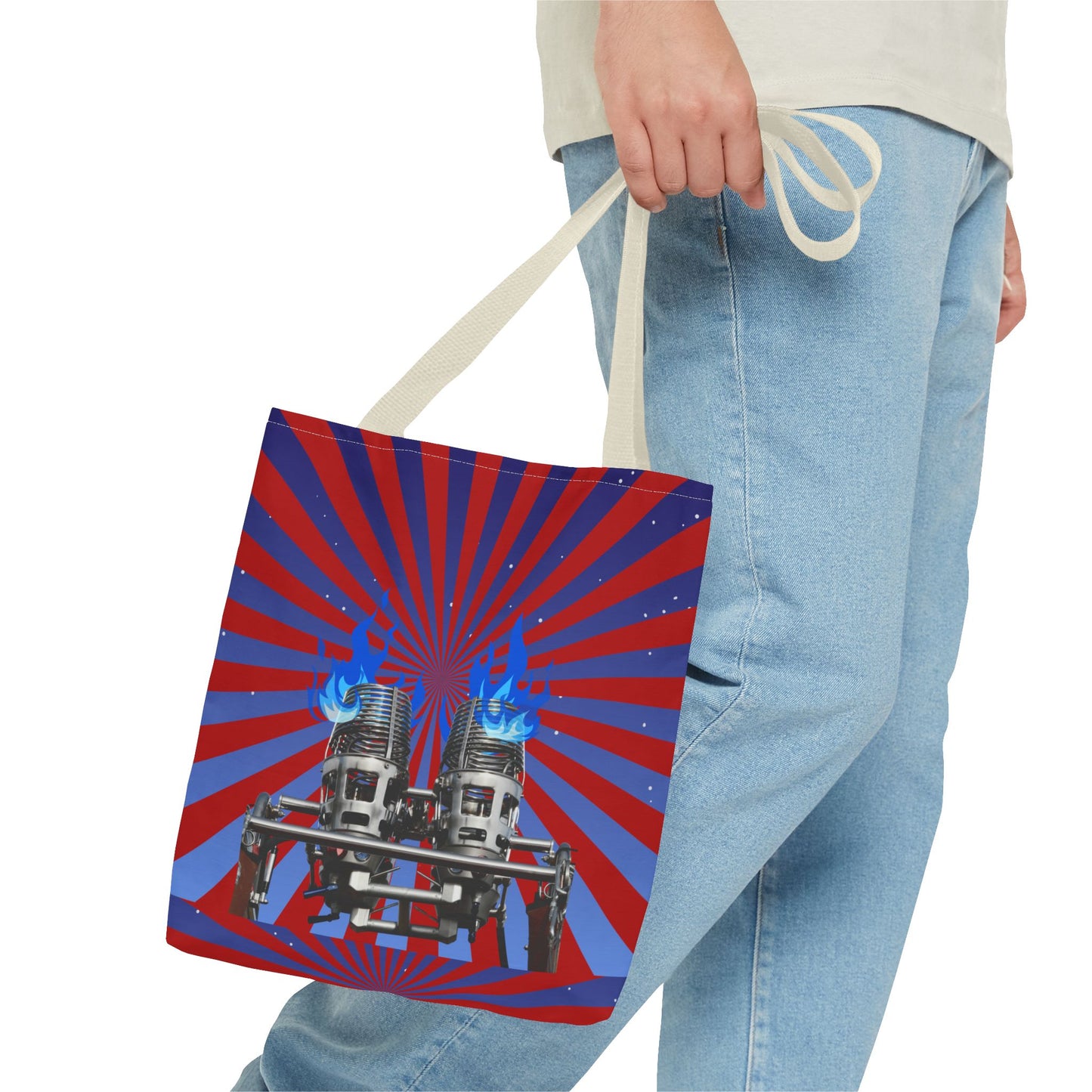 Burner Burst Tote Bag